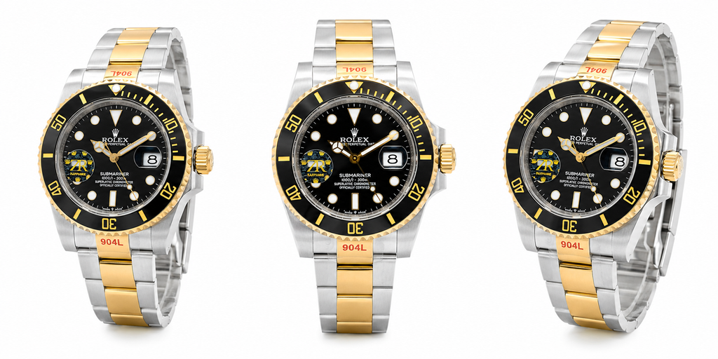 Rolex Submariner Automatic Date – Two-Tone Black & Gold Edition