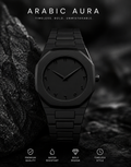 Black Arabic Numeral Luxury Watch