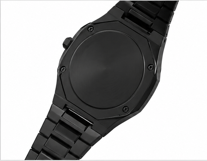 Black Arabic Numeral Luxury Watch