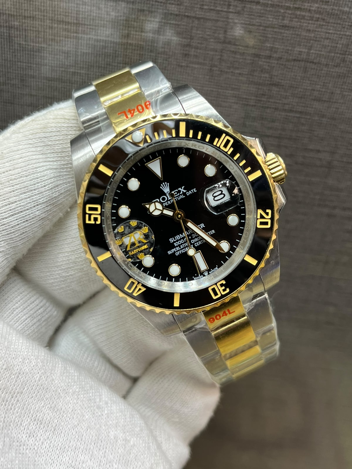 Rolex Submariner Automatic Date – Two-Tone Black & Gold Edition